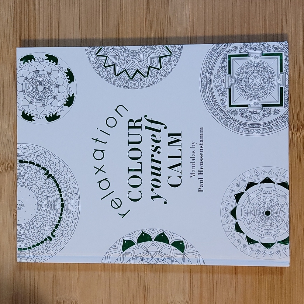 Relaxation coulur yourself calm,  adult colouring book,